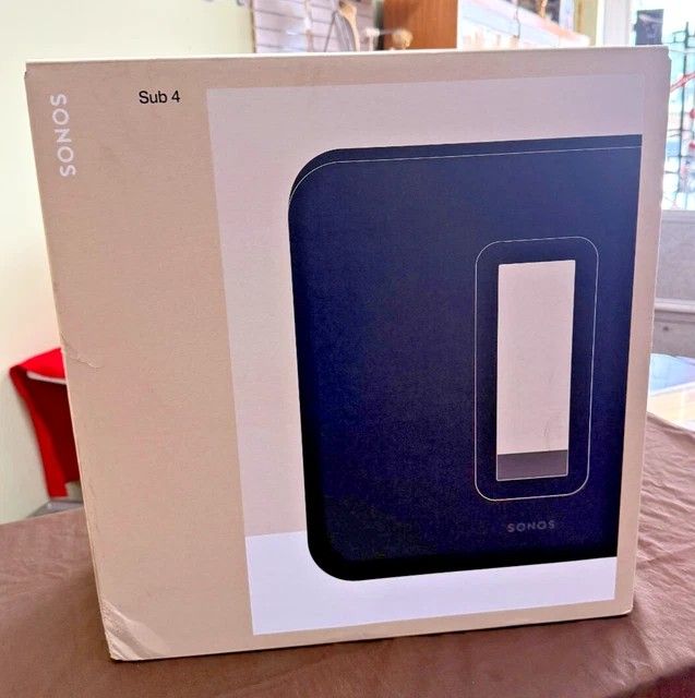 Brand New Sonos Sub Wireless Subwoofer Black Color - Gen. 4