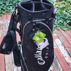 .Nr Mint Callaway Big Bertha Ultra Lite 3.8 Stand Bag 6Way Dual Strap w/Raincover