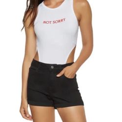 Not Sorry bodysuit