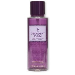 NEW 1 VICTORIA'S SECRET DECADENT PLUM WOMEN FRAGRANCE MIST BODY SPRAY 8.4 FL OZ