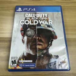 PS4 Call Of Duty Cold War