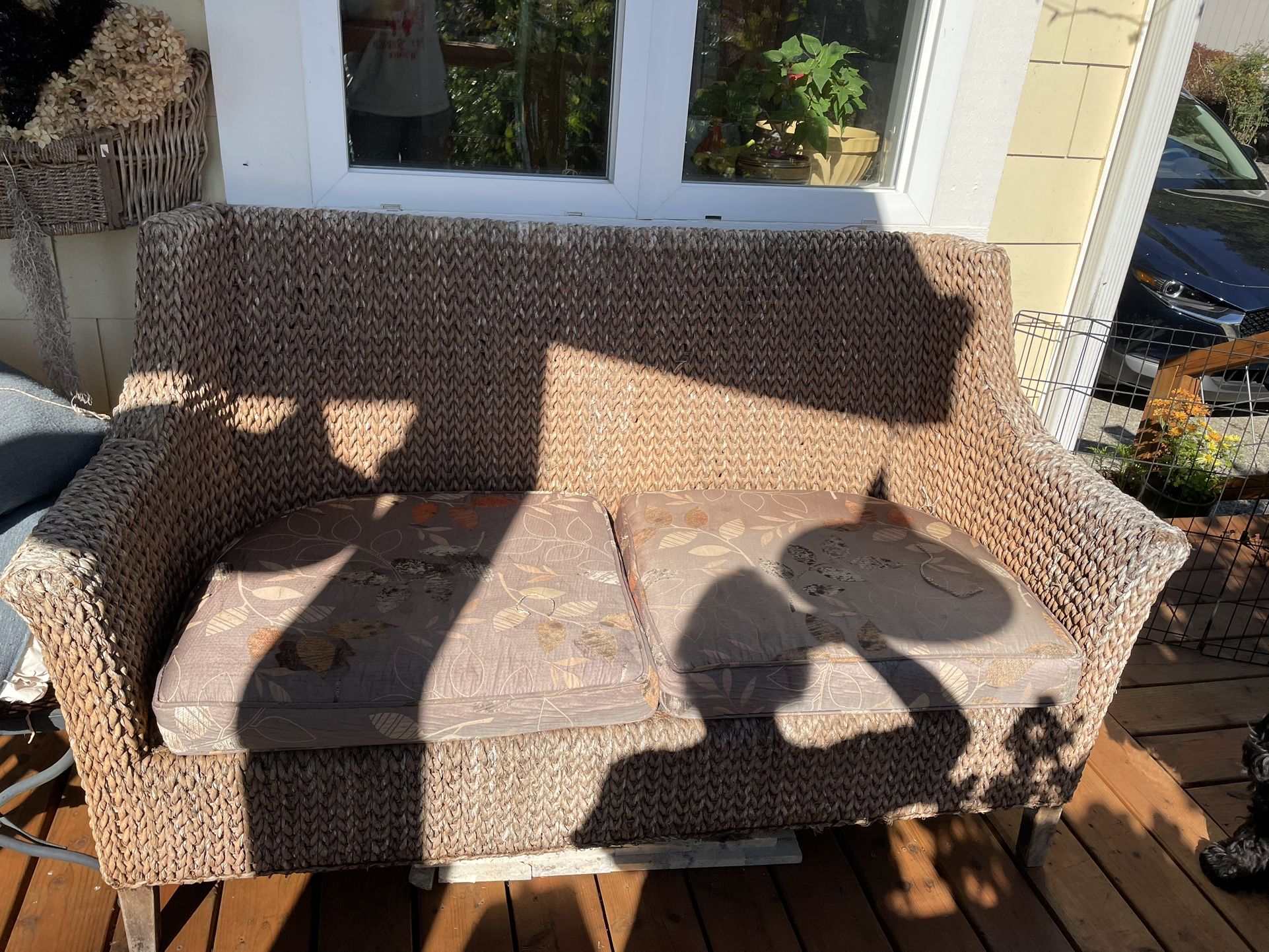 Vintage Woven Outdoor Set