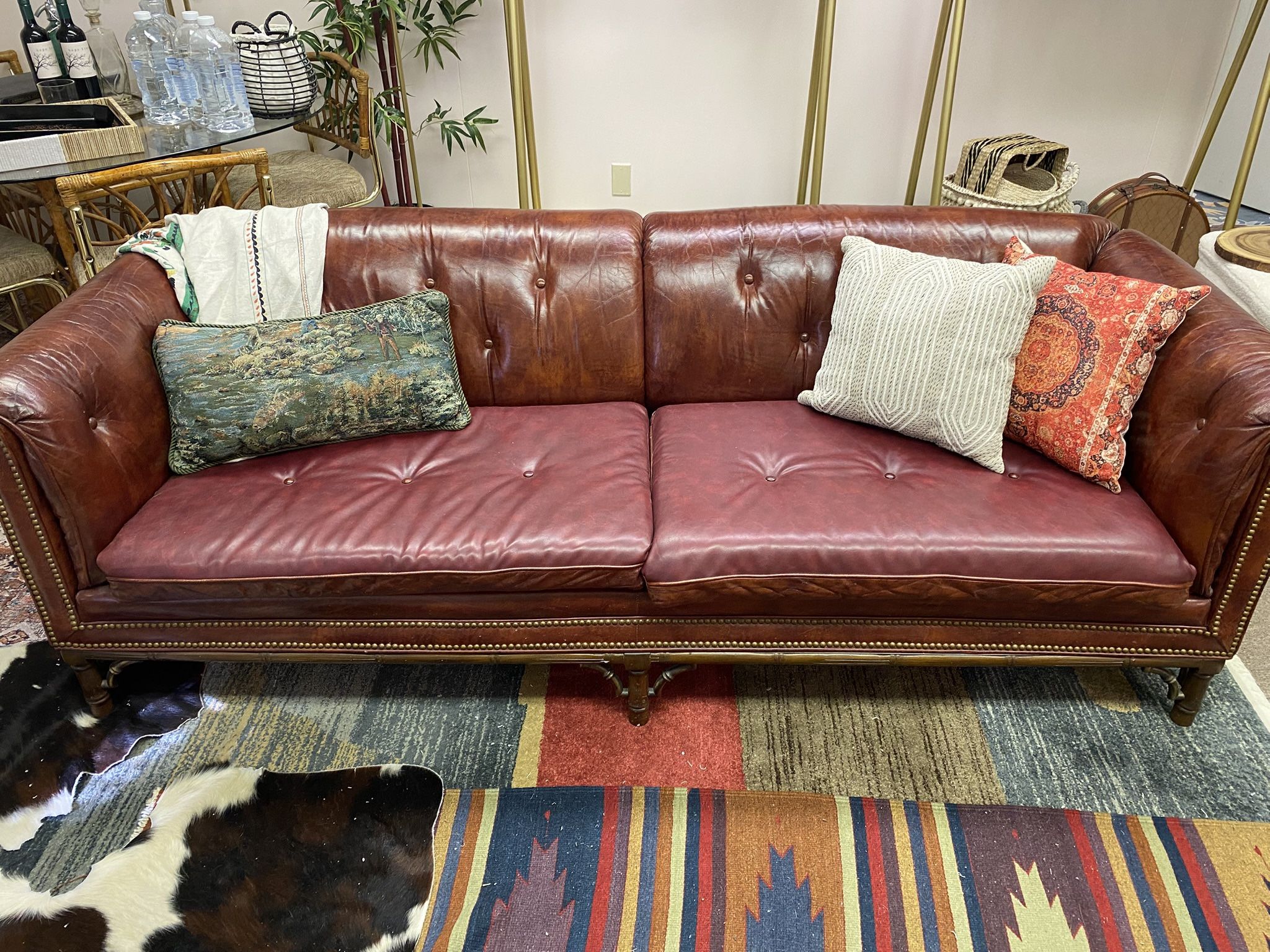 MCM Leather Couch