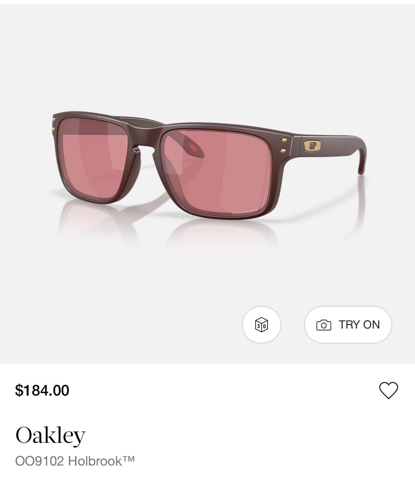 OAKLEY Holbrook Maroon Sunglasses