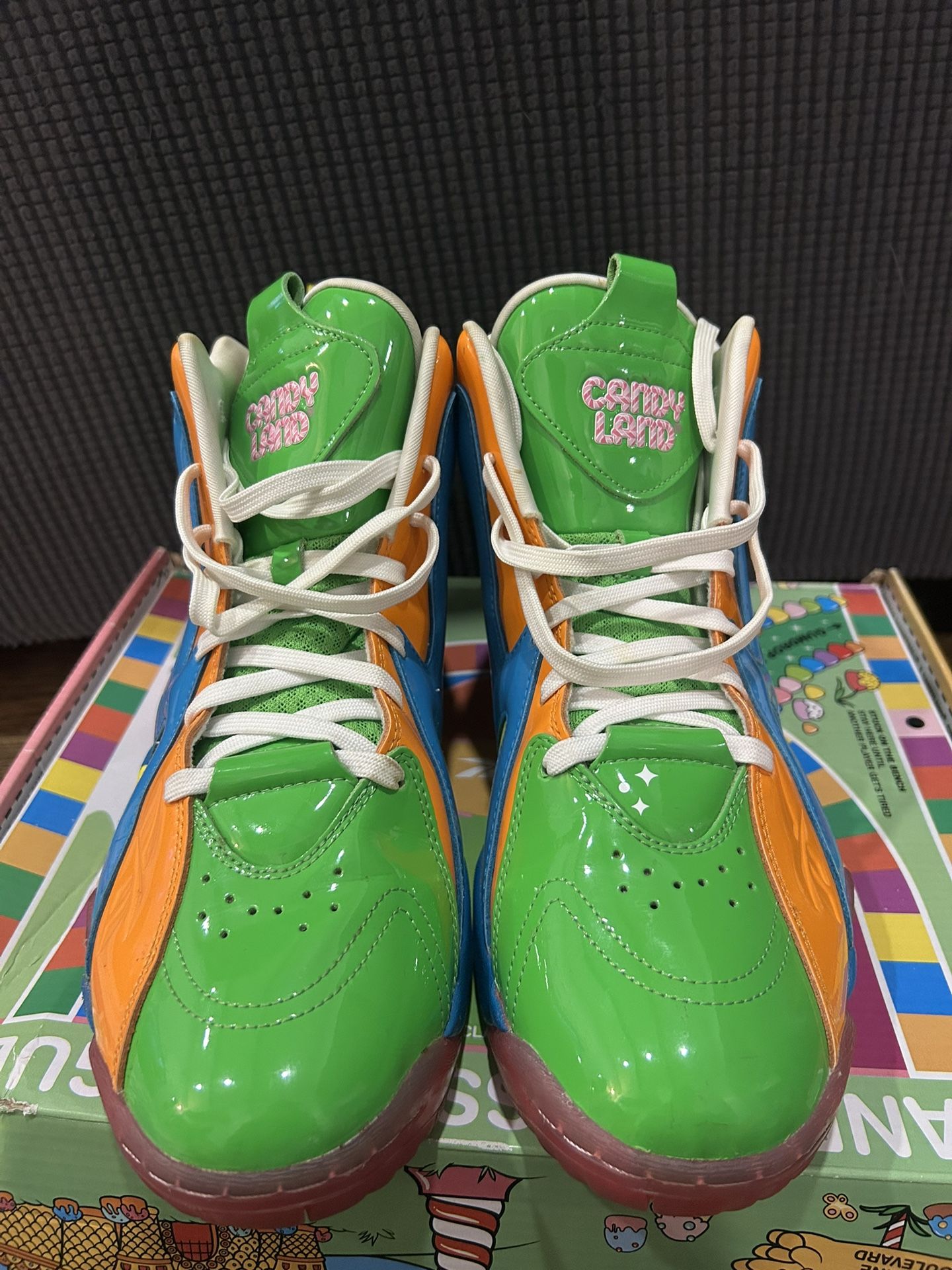 Rare VNDS Reebok Kamikaze 2 Size 10 Candy Land Limited Edition 100% Authentic