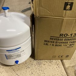 New Reverse Osmosis Water Storage Tank