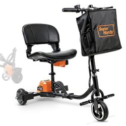 Mobility Scooter for Adults- Foldable, 3 Wheel, Airline Travel Friendly - 13 Mile Range 