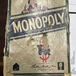 Vintage 1953 Monopoly game 