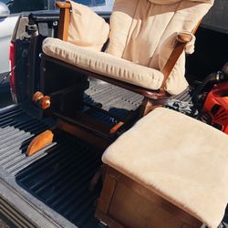 Glider And Ottoman Set