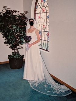 White wedding dress