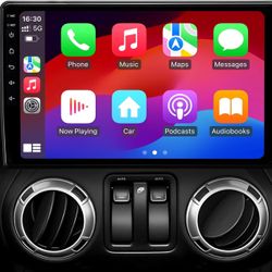 10.2'' 64GB Car Radio Stereo Upgrade for Jeep Wrangler JK Compass Grand Cherokee Dodge Ram