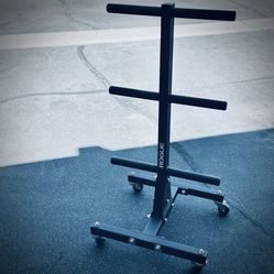 Rogue Fitness Vertical Plate Tree 2.0 Weights Holder w/ Wheels 🛞