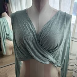 Blue Pilates Workout Top Cover 