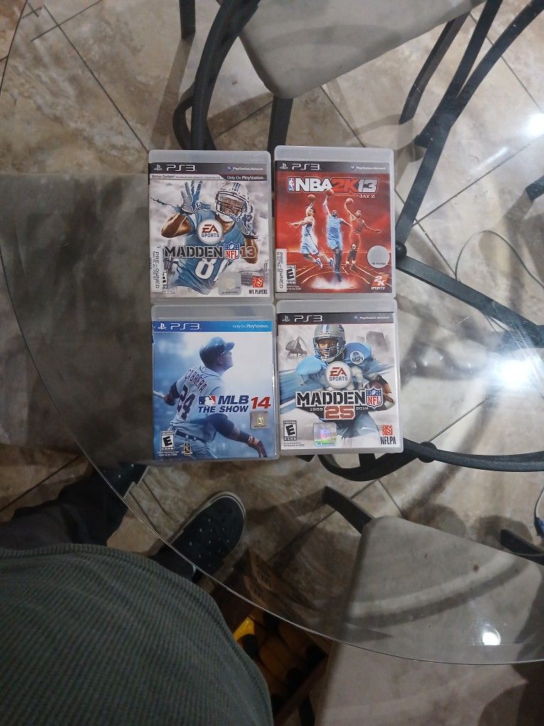 PS3 Video Games $10 apiece