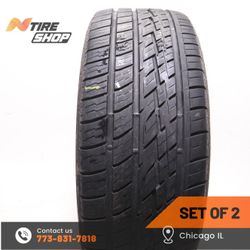 Pair of 2 Used 8.5/32    285/45R22  114H  Nitto  Crosstek 2