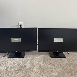 dual 27” gaming monitors