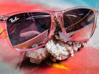 ray ban women sunglasses LUXOTTICA SD108gtoo classic pink mirrored lenses $40 OBO