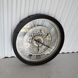 Large Industrial Wall Clock