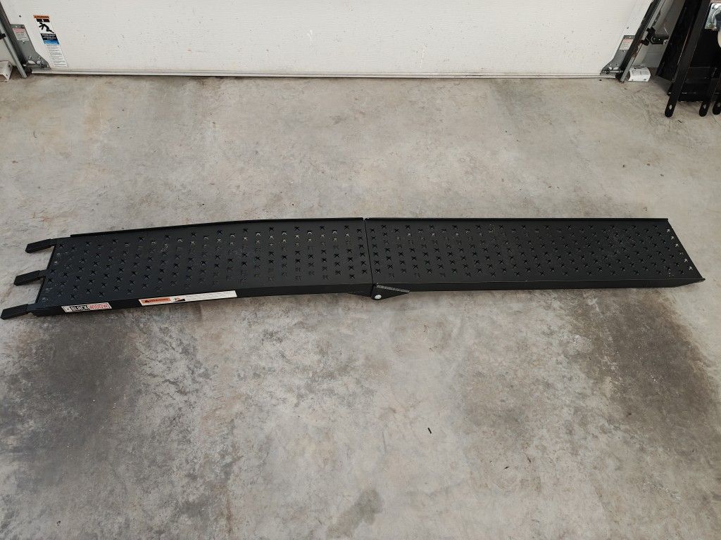 9ft Black Widow Folding Aluminum ATV Ramps