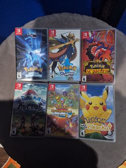 Pokémon Nintendo switch case only no games