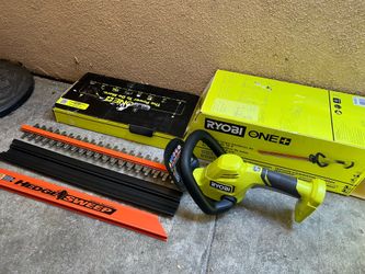 RYOBI ONE+ 18V 22 in. Lithium-lon Electric Hedge Trimmer Cordless(Tool only)