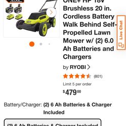 Lawn Mower & String Trimmer  Ryboi