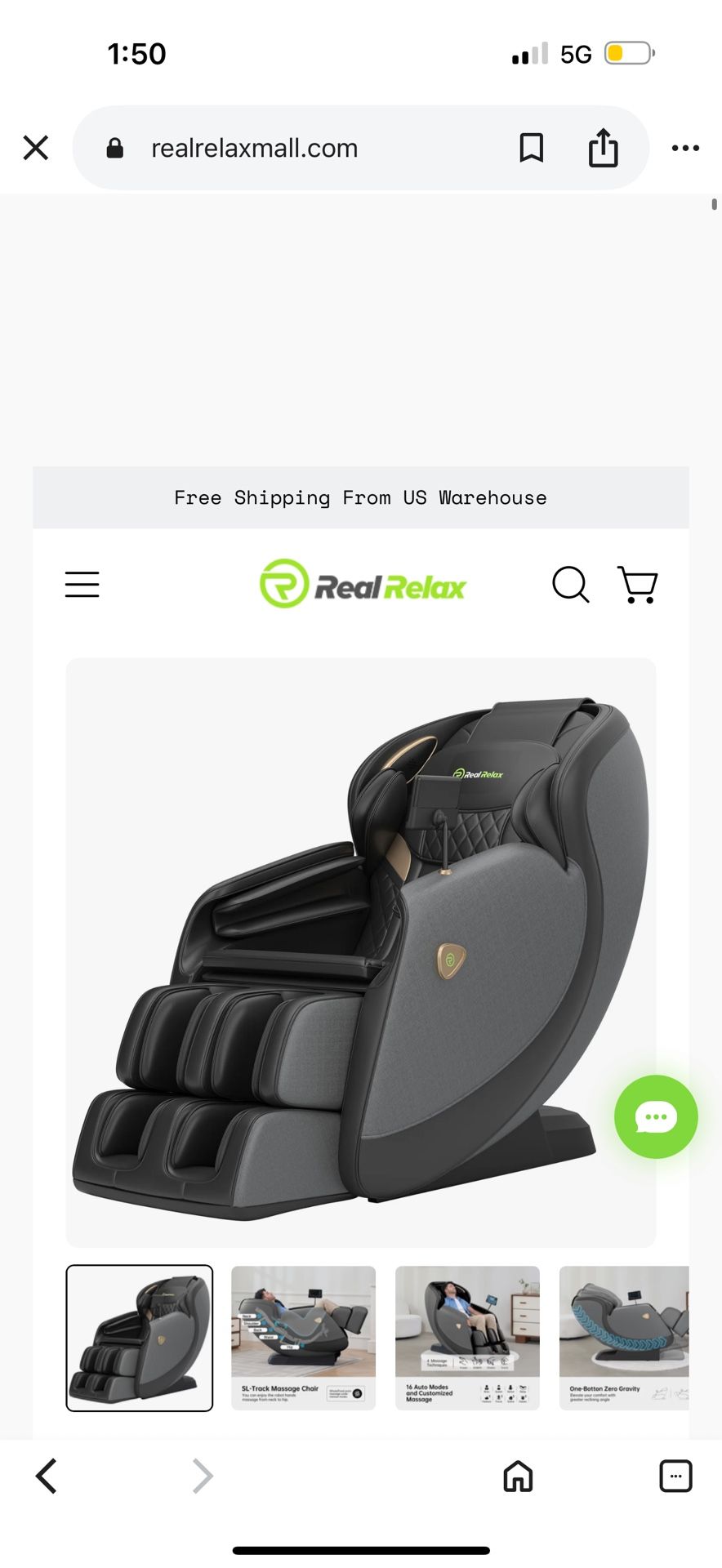 Real Relax Bs-01 Massage Chair