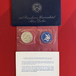 1974 Eisenhower Uncirculated Silver Dollar
