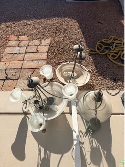 Light fixtures 20 bucks.