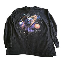 VTG Dan Gilbert harborside graphics space shirt Girl SZ L