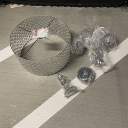 Brand New In The Box. Polish Chrome Chandelier