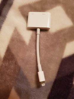 iPhone connector to TV watch or play games