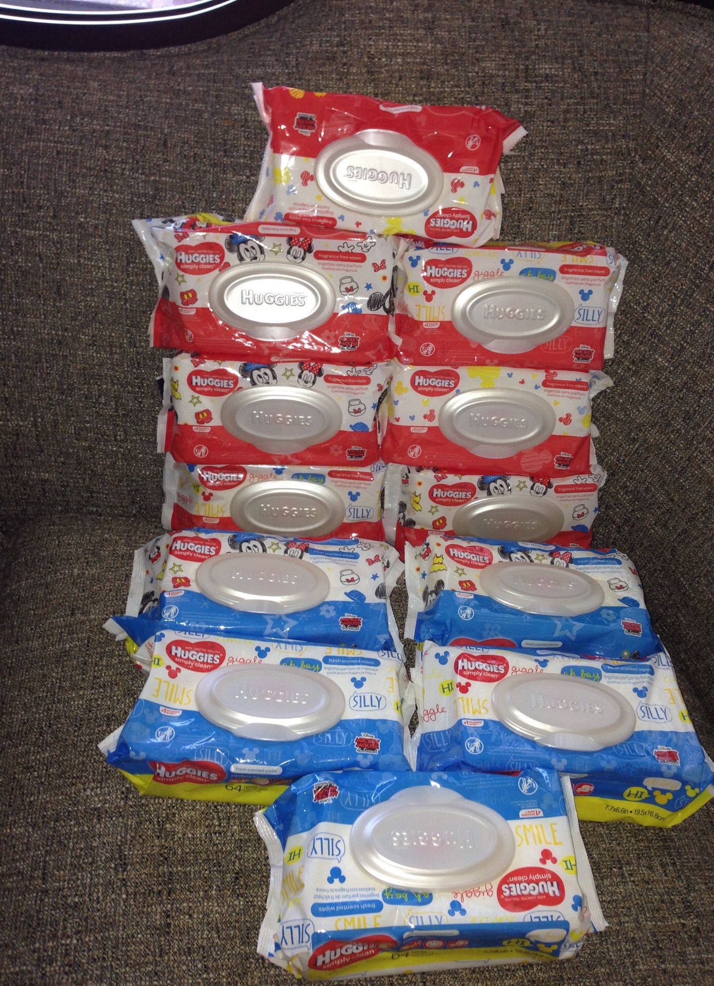 Sold 12 Pack of Huggies Wipes. Please See All The Pictures and Read the description