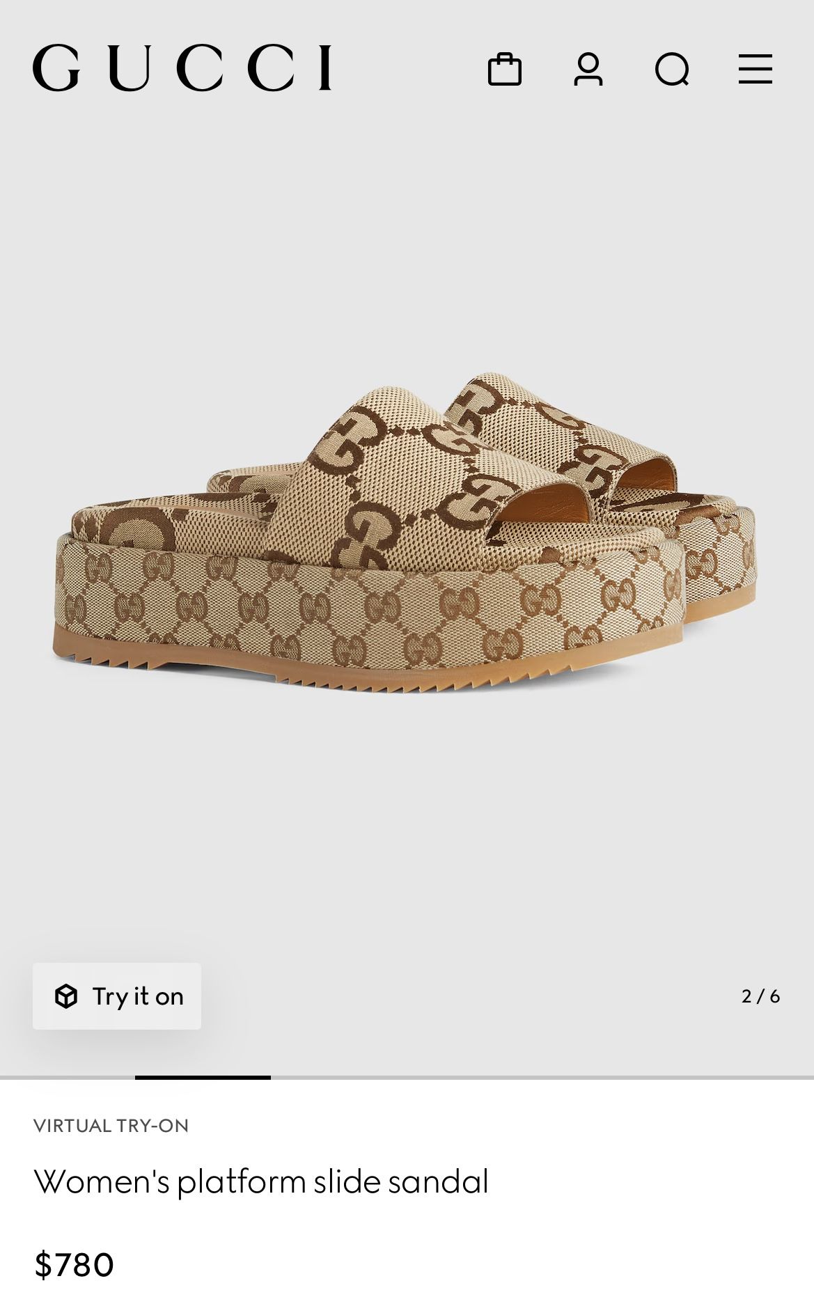 Women's platform slide sandal