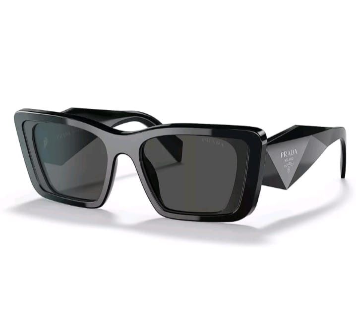 Prada Woman’s Sunglasses Black/Grey Lens