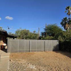 Corrugated Fence