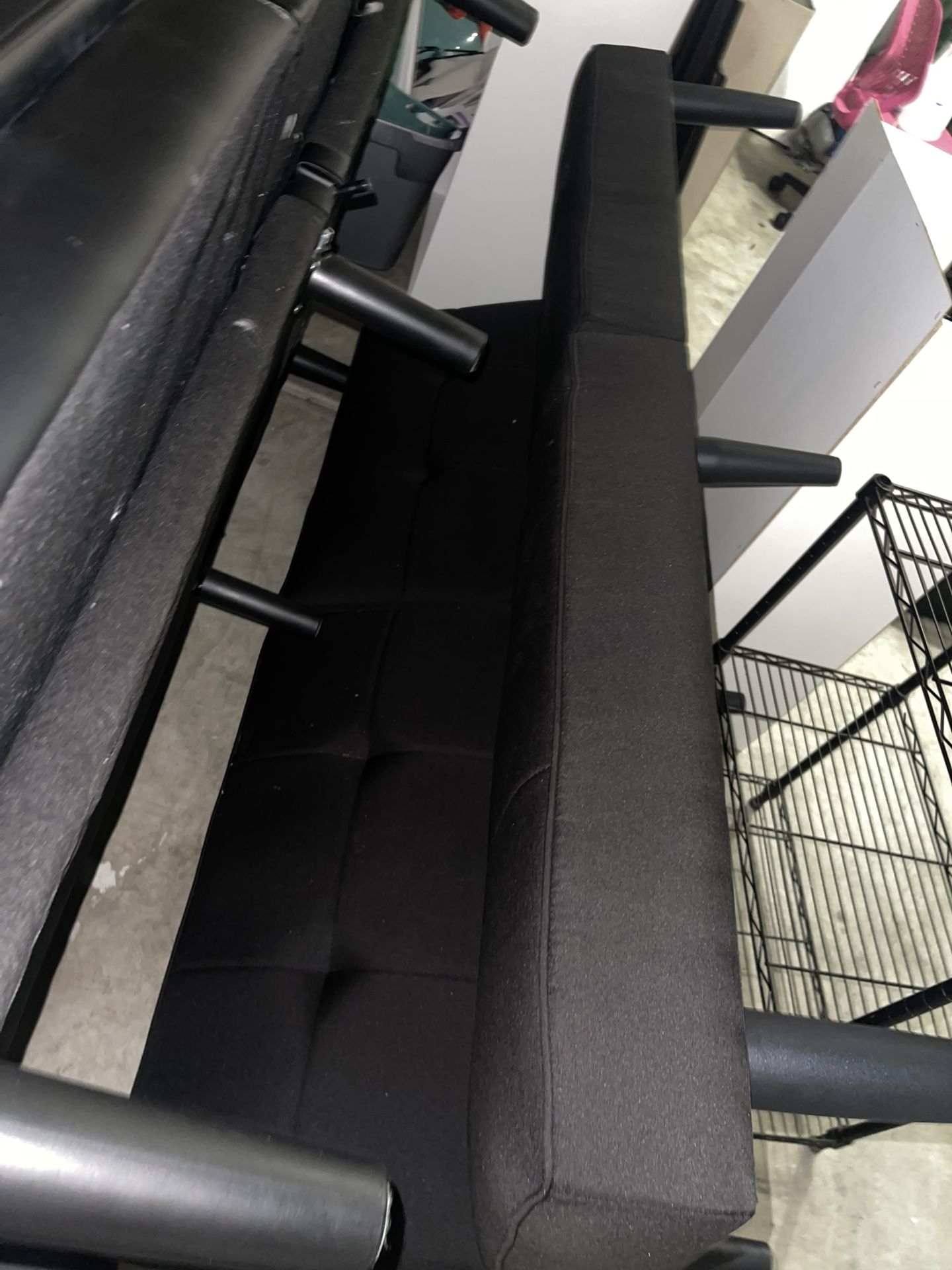 Black Cloth Futon