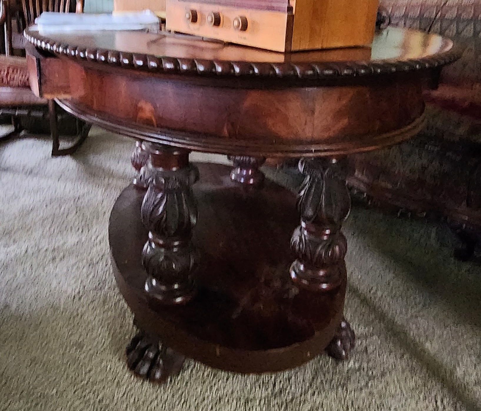 Antique Ornate Wood Table