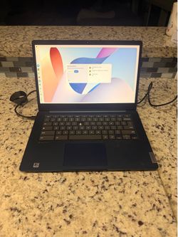 Lenovo IP Slim 3 Chromebook 14M868 14” Laptop Blue Tested Working Read AS IS
