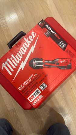 Milwaukee 2473-22 M12 Forcelogic Force Logic Propress Pro Press Tool 1/2”-1” Kit 2473-22