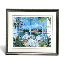 ⭕️ Large “Tropical Hideaway” Shari Hatchett Bohlmann LE Lithography