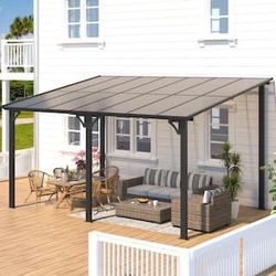 14 ft. x 10 ft. Dark Gray Aluminum Patio Cover $400  Warehouse Address: 2745 Boone st  Columbia sc 29204 Behind DOLLAR TREE 【First Gate entrance with 