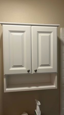 white cabinet