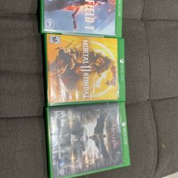 Xbox One S Games Excellent Condition