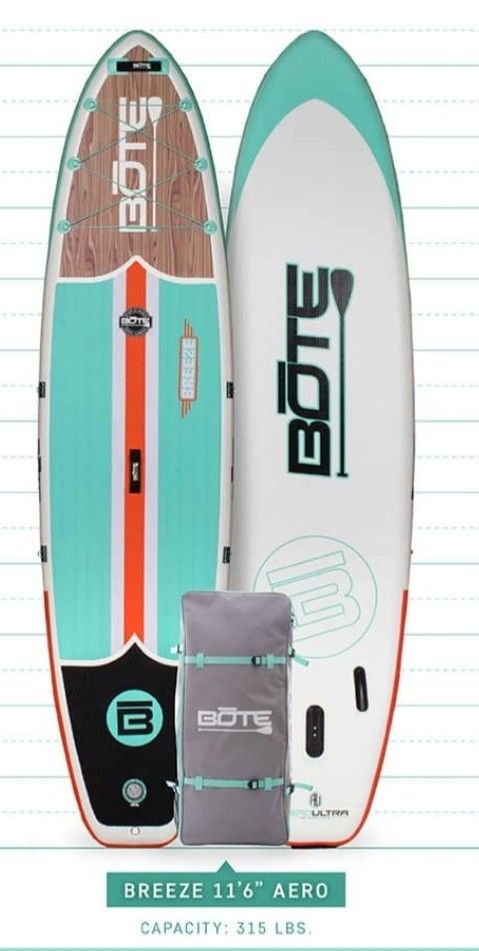 11 1/2 Foot Inflatable Paddle Board ONLY.....used Once!