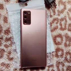 Unlocked Samsung Galaxy Note 20,  5g 128gb 