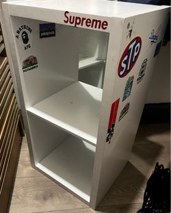 13'' 2 Cube Organizer White