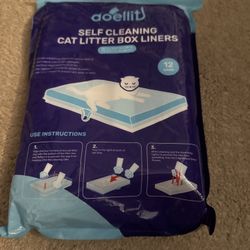 12-Pack Self Cleaning Cat Litter Box Liners For PetSafe ScoopFree Self-Clean Box