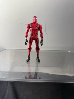 Red & Black Spider-Man Style Action Figure 5.5” Loose Figure