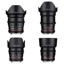 Rokinon Cine DS Lens Bundle Micro 4/3 Mount